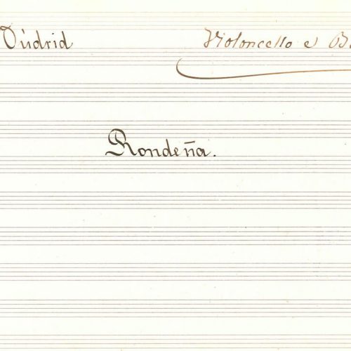 Rondeña de Cristobal Oudrid