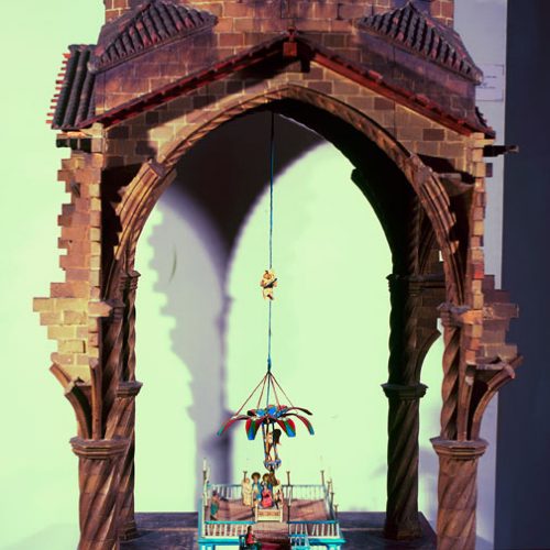 Escuela de San Carlos de Valencia – Representación de El Misterio de Elche en la Basílica de Santa María – Recreación del Misteri en el siglo XVI – 1945