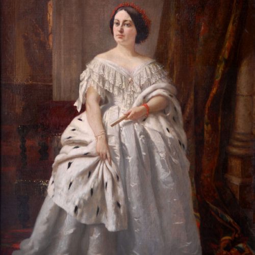 Prudent Louis Leray – Retrato de Teodora Lamadrid – 1856