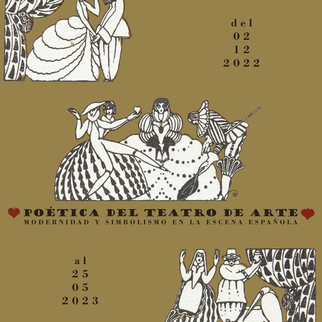 Cartel Poética del Teatro de Arte. Modernidad y simbolismo en la escena española - Exposición Temporal