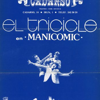 Programa de mano - El Tricicle