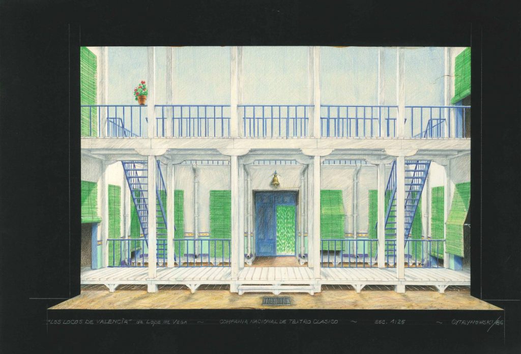 Escenografía Los locos de Valencia de Carlos Cytrynowski