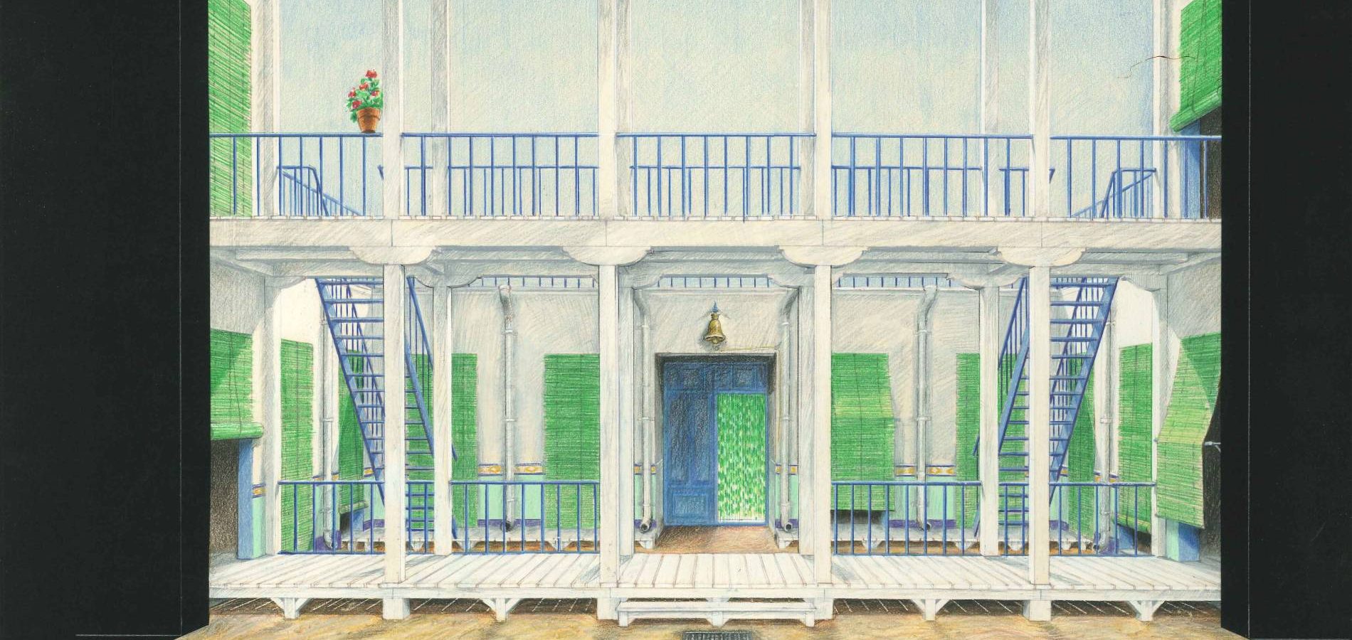 Escenografía Los locos de Valencia de Carlos Cytrynowski